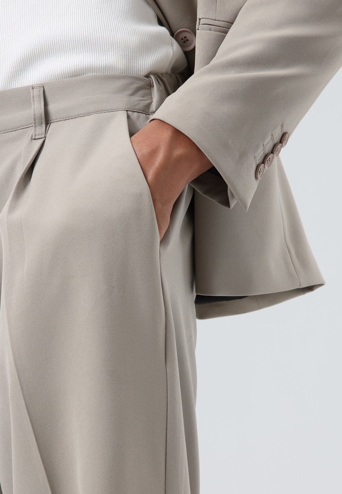 Oversize Kruvaze Takım Elbise