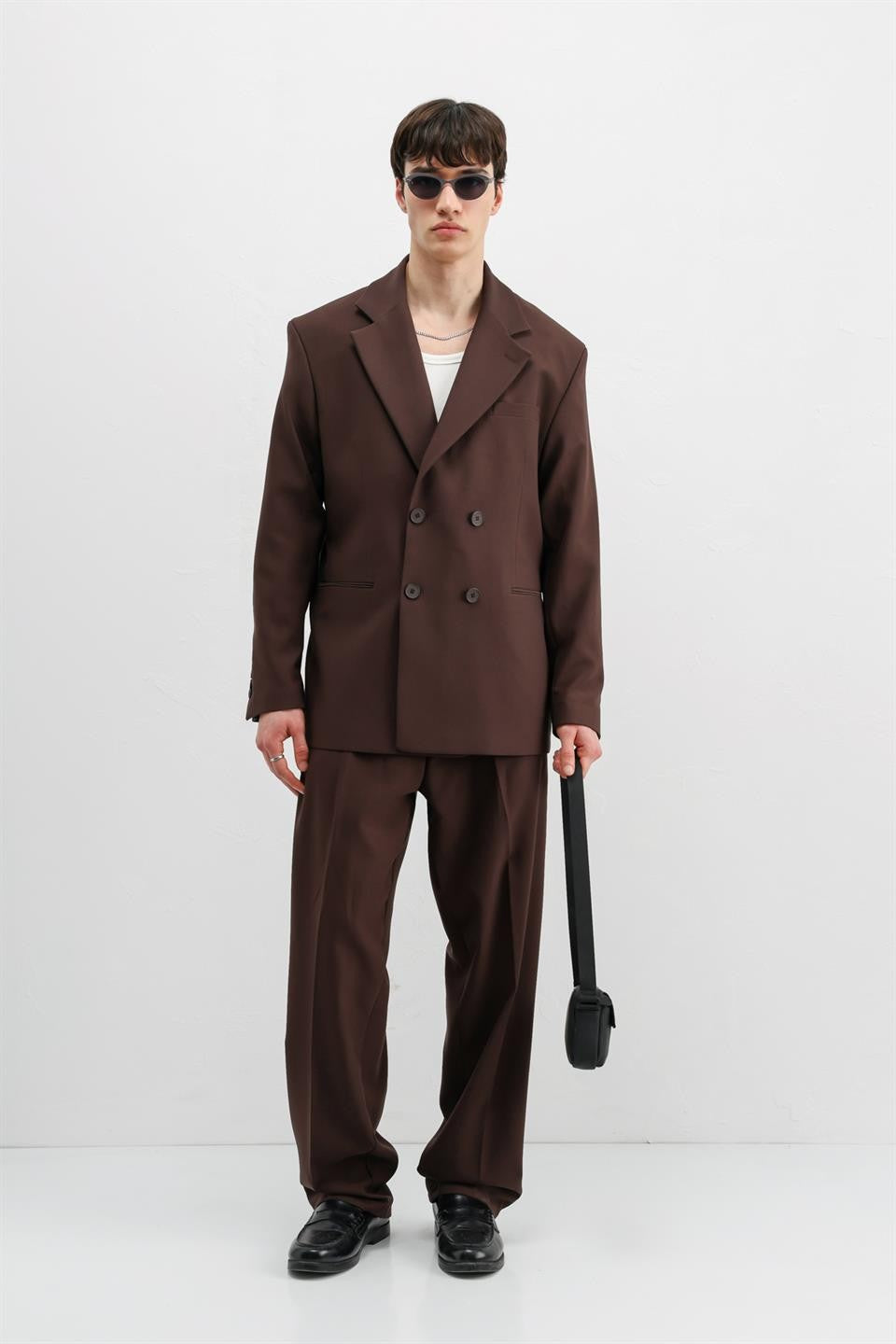 Oversize Kruvaze Takım Elbise