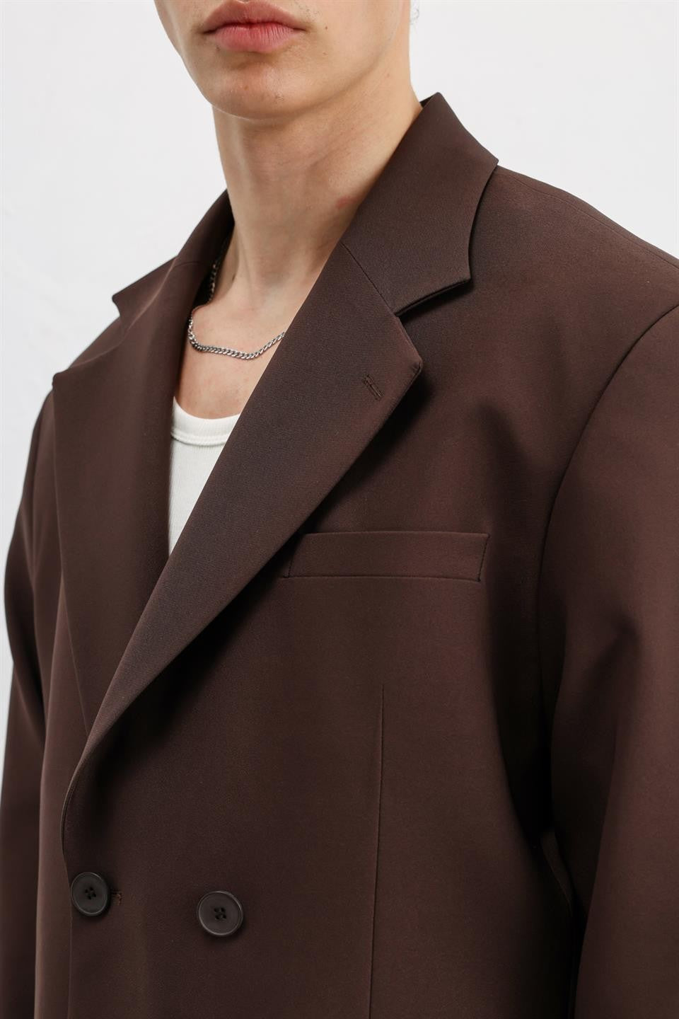 Oversize Kruvaze Takım Elbise