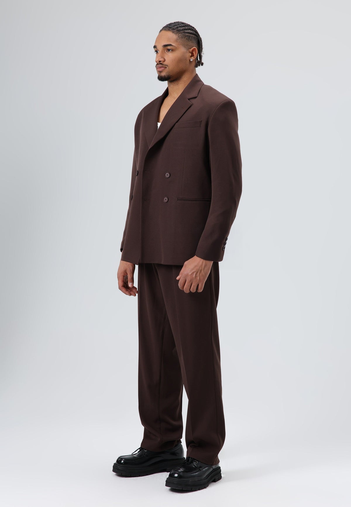 Oversize Kruvaze Takım Elbise