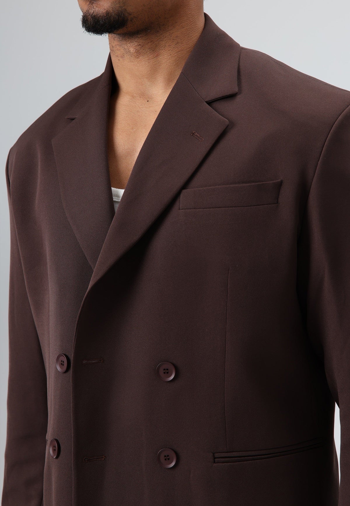 Oversize Kruvaze Takım Elbise