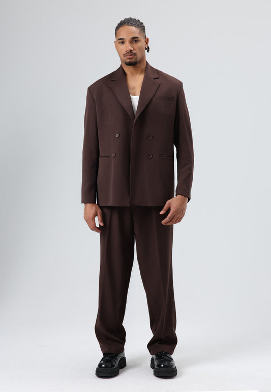Oversize Kruvaze Takım Elbise