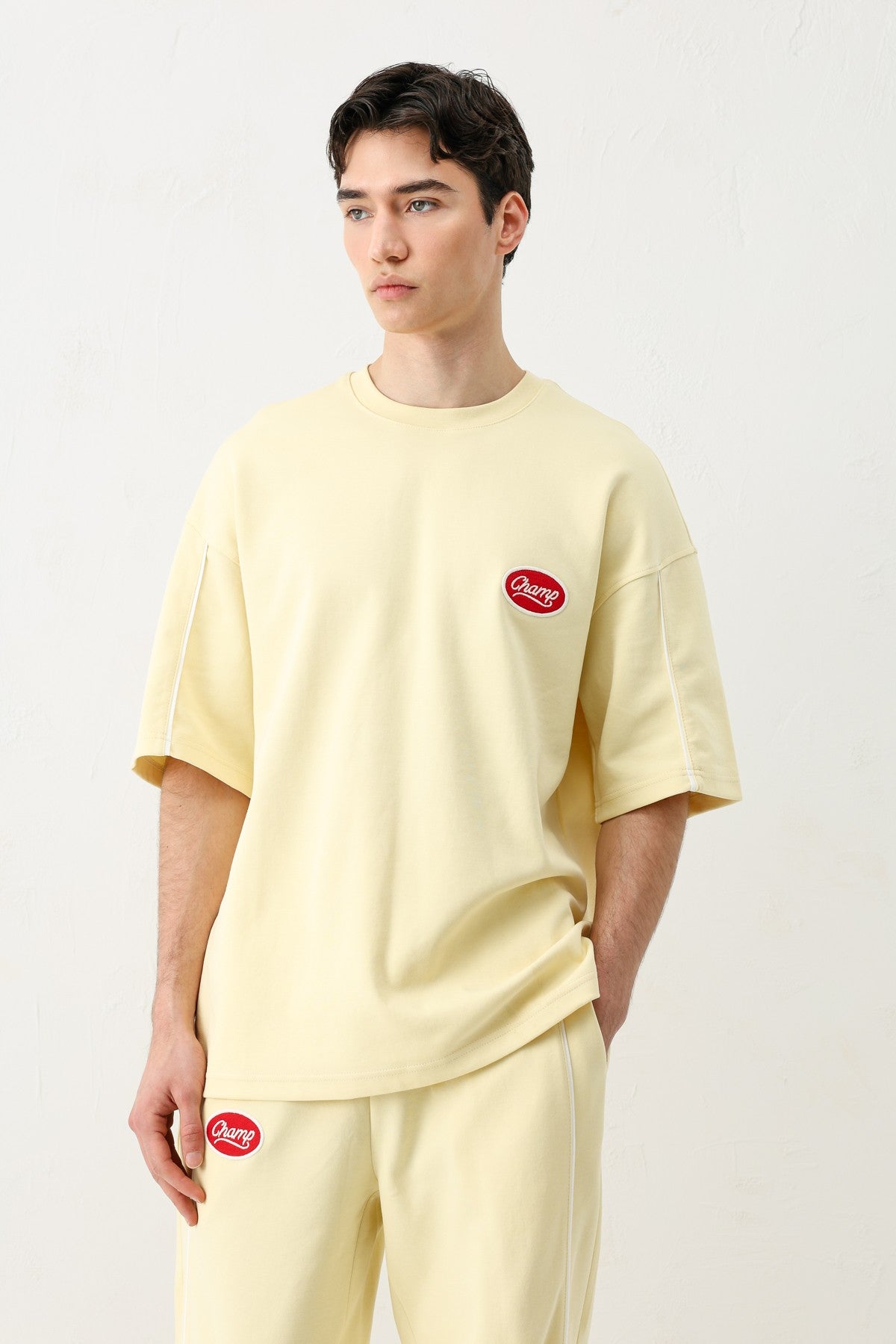 Oversize Champ Baskılı Eşofman Takım