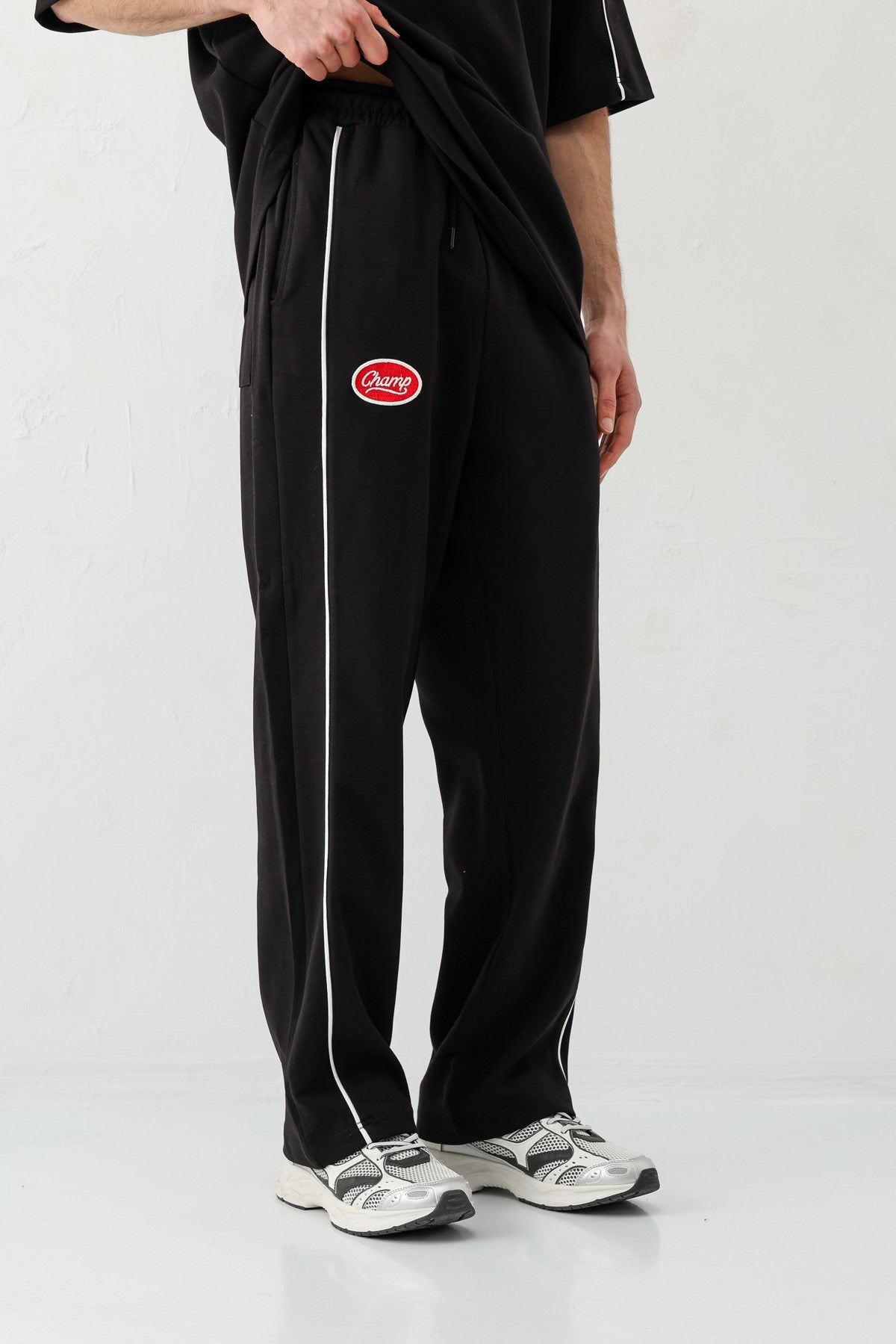 Oversize Champ Baskılı Eşofman Takım