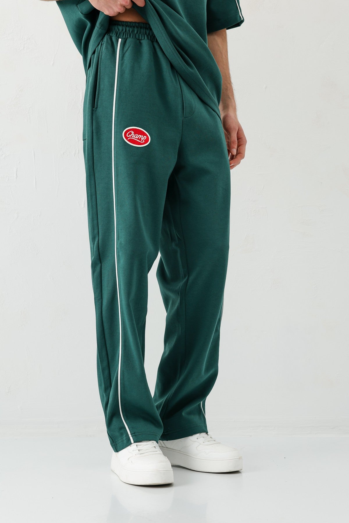 Oversize Champ Baskılı Eşofman Takım