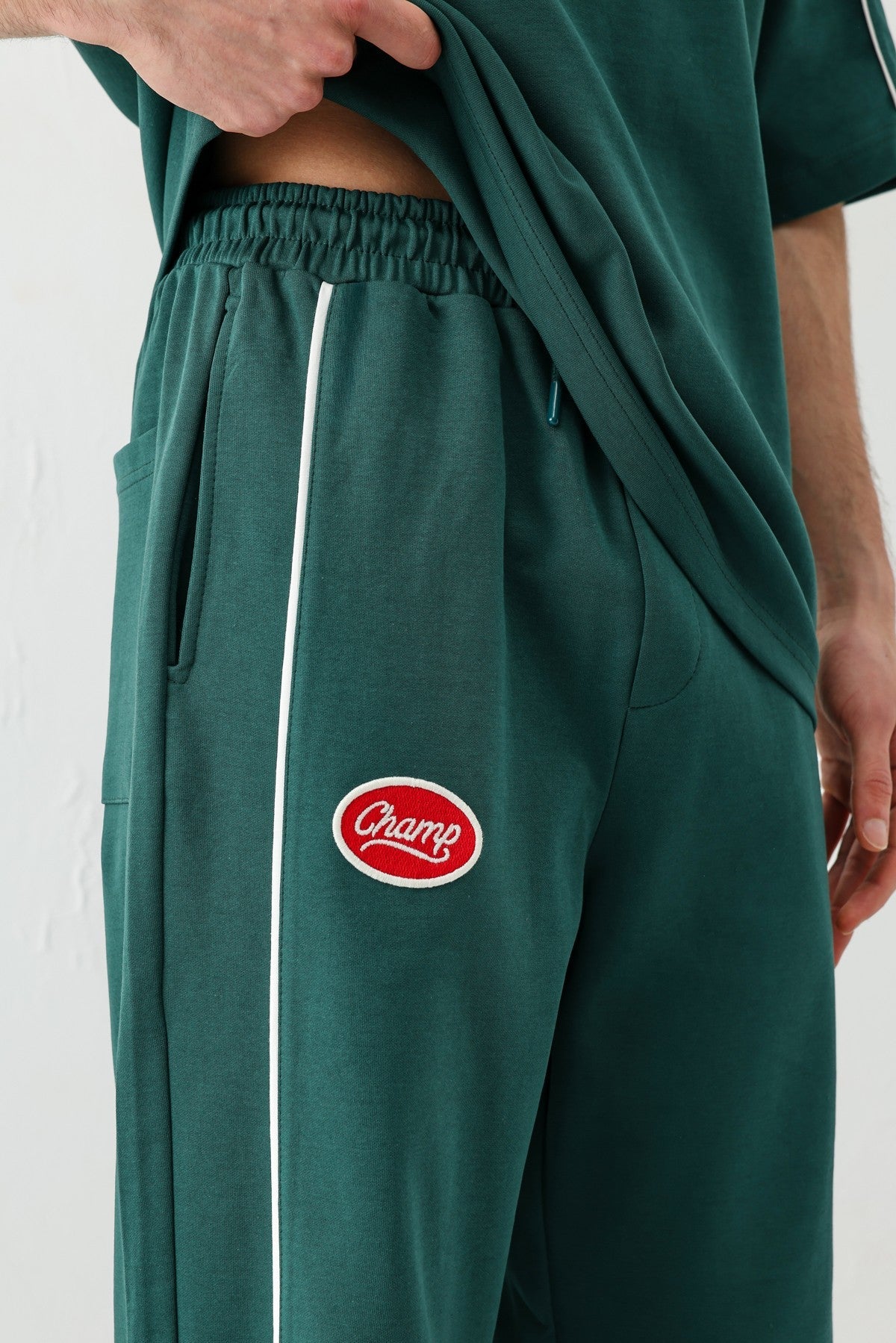Oversize Champ Baskılı Eşofman Takım
