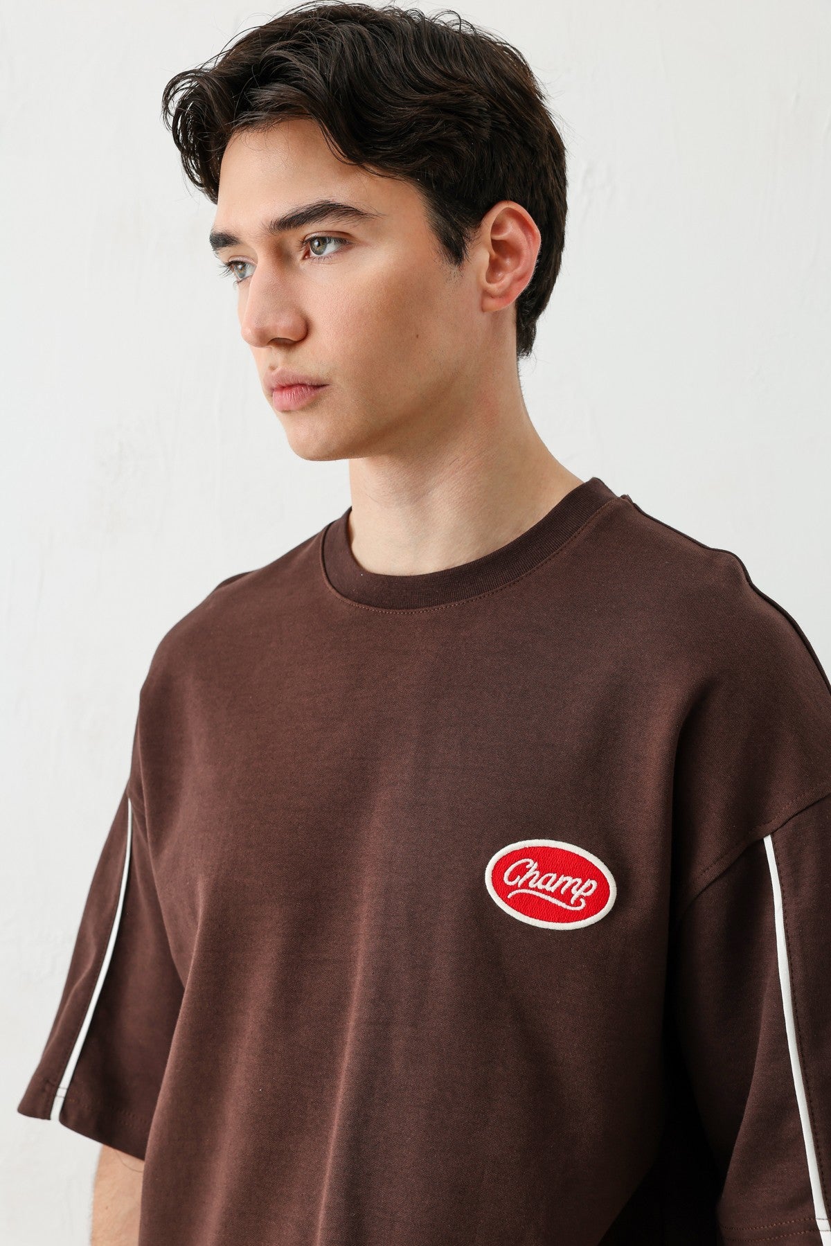Oversize Champ Baskılı Eşofman Takım