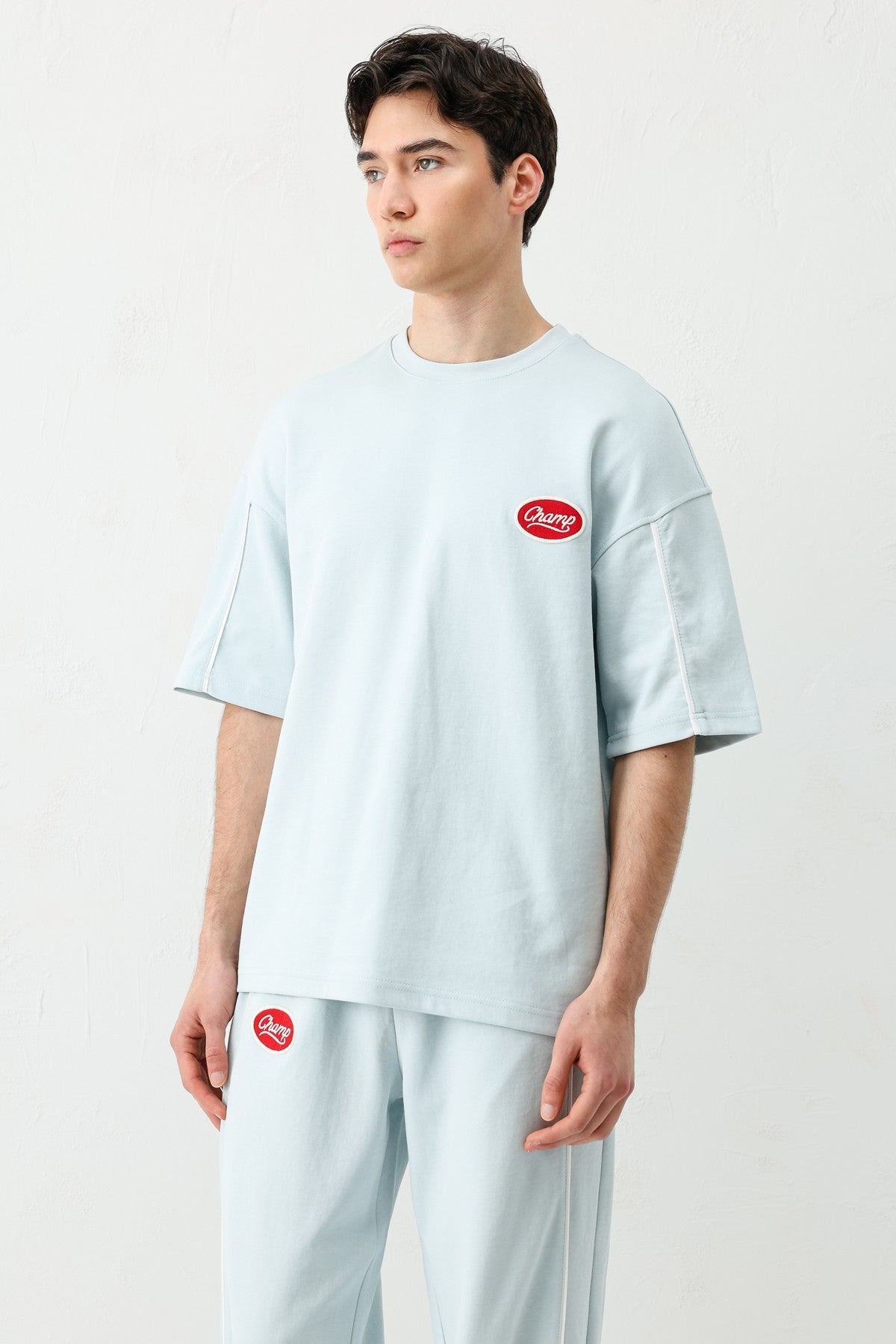 Oversize Champ Baskılı Eşofman Takım