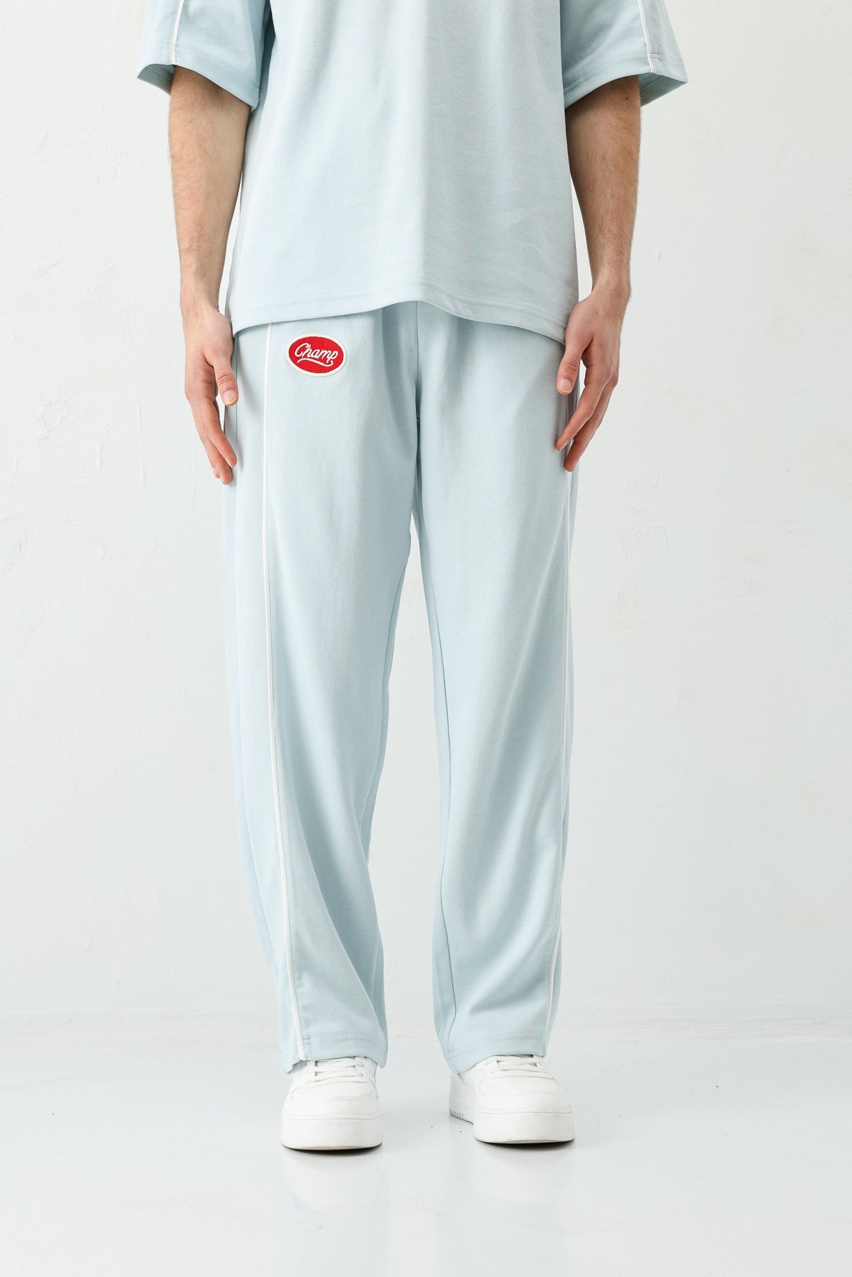 Oversize Champ Baskılı Eşofman Takım