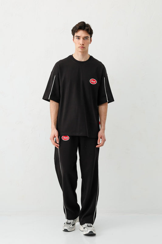 Oversize Champ Baskılı Eşofman Takım