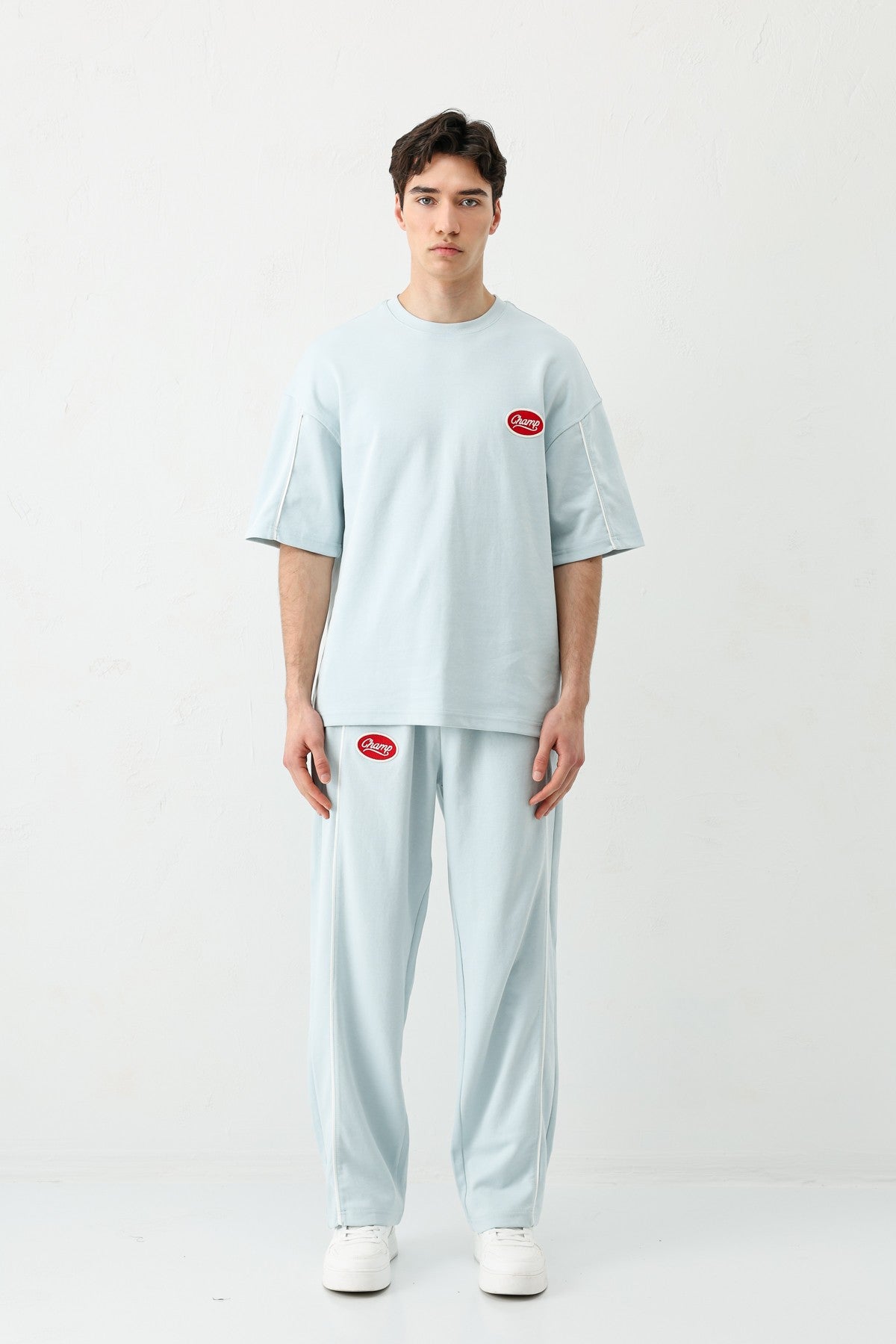 Oversize Champ Baskılı Eşofman Takım