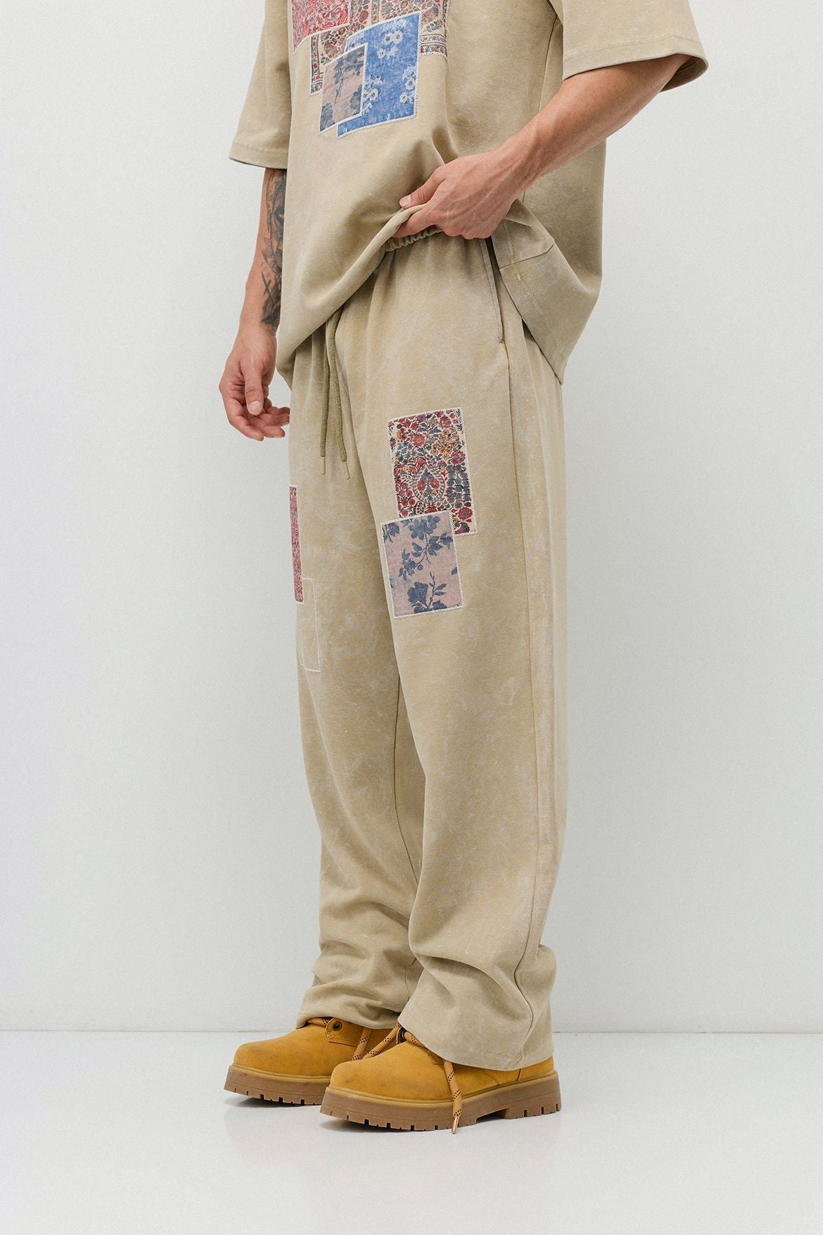 Oversize Baskılı Eşofman Takım