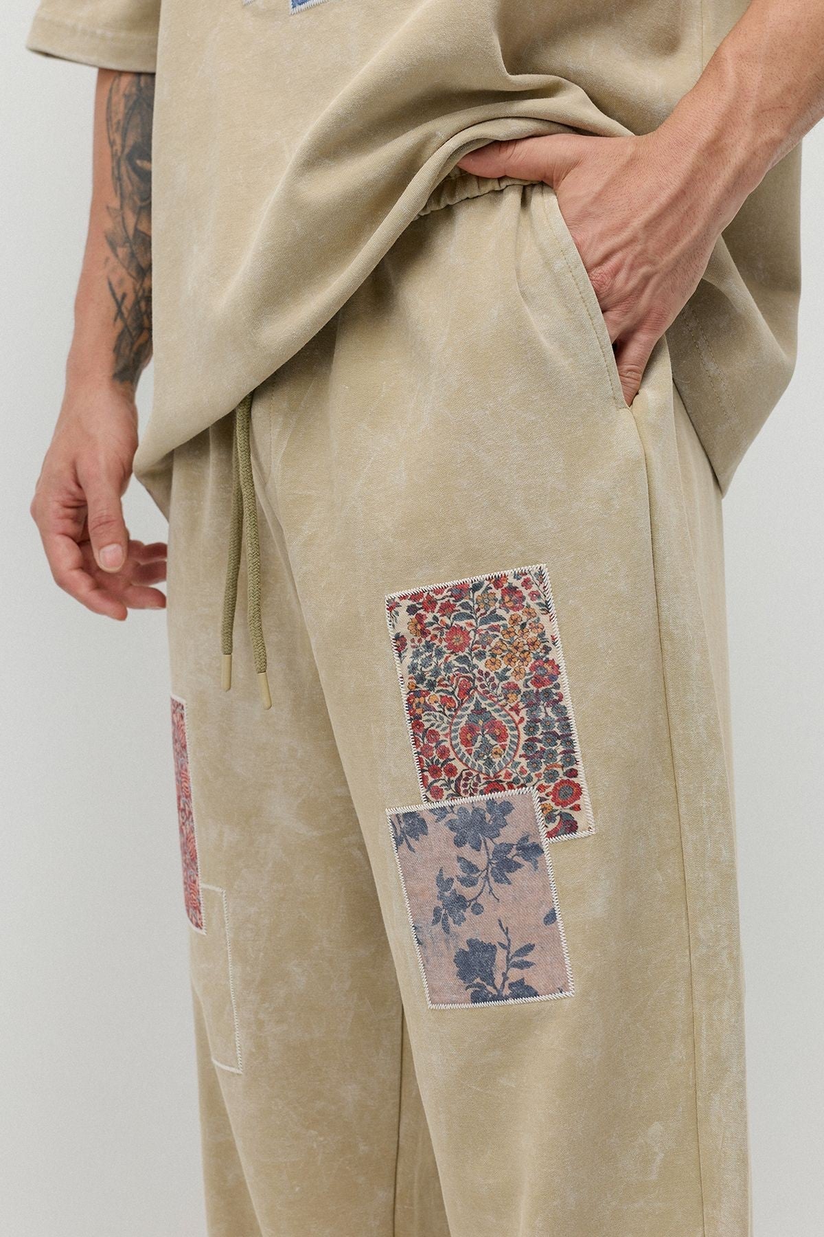 Oversize Baskılı Eşofman Takım