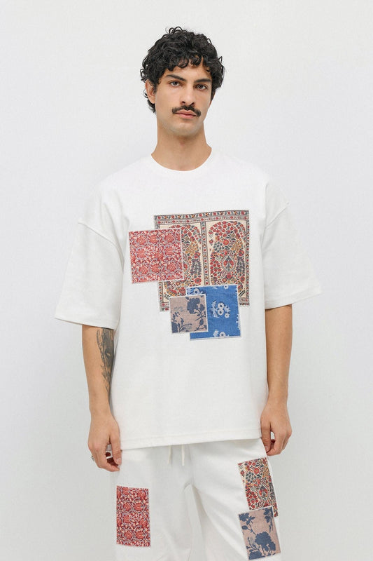 Oversize Baskılı Eşofman Takım