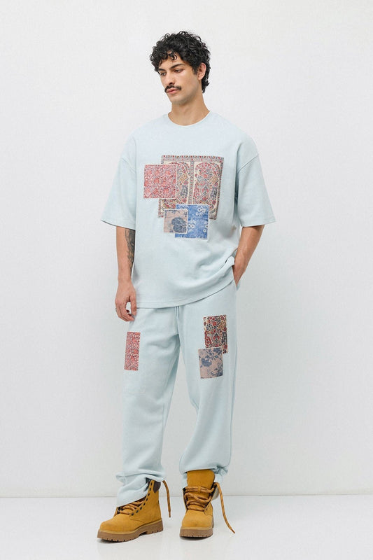 Oversize Baskılı Eşofman Takım