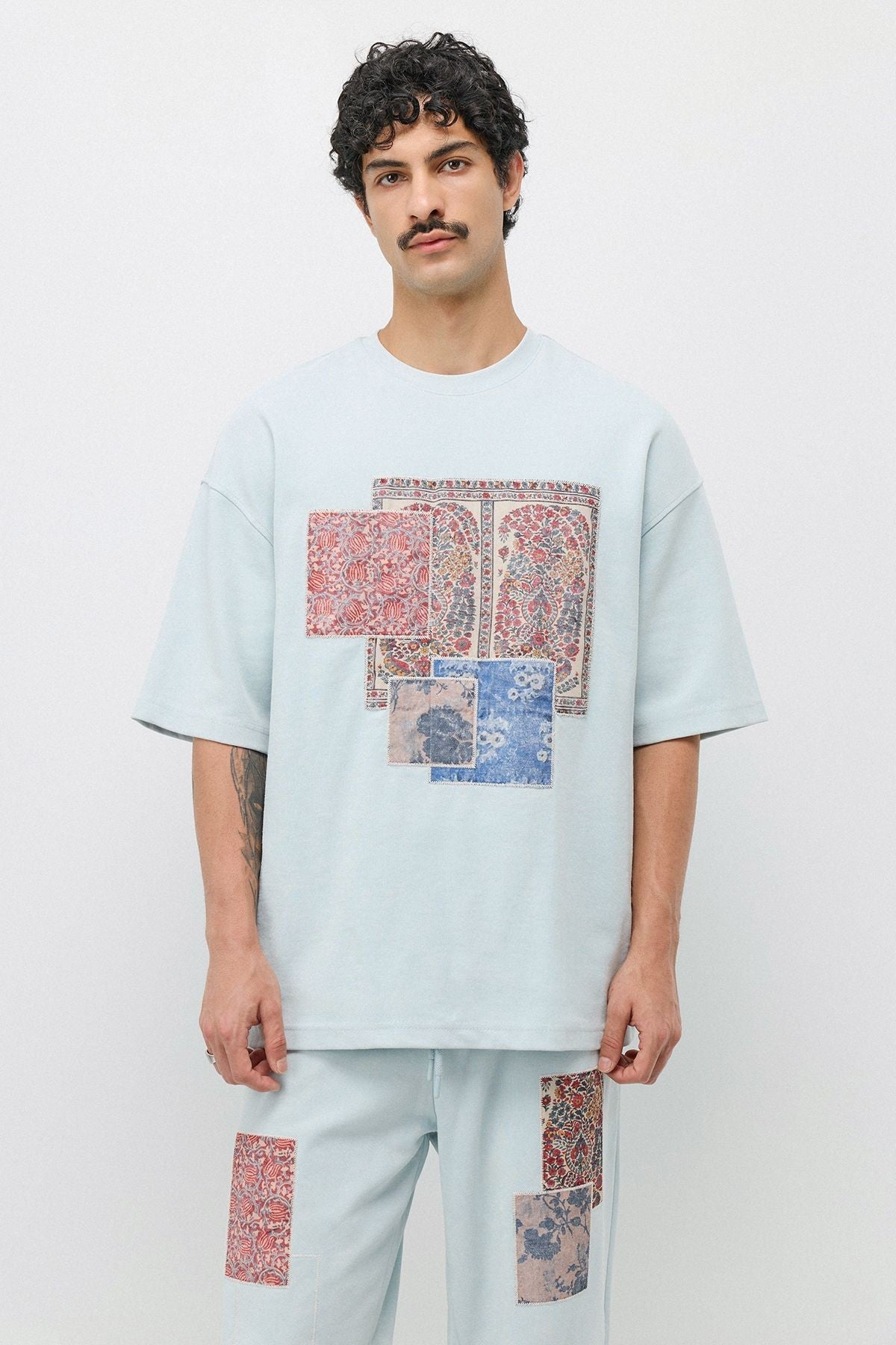 Oversize Baskılı Eşofman Takım