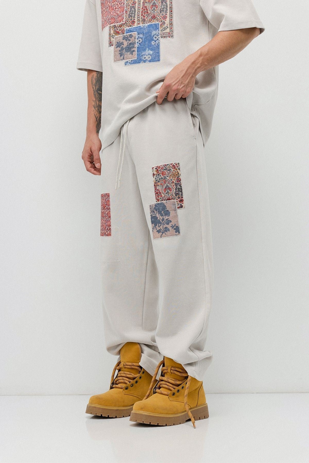 Oversize Baskılı Eşofman Takım
