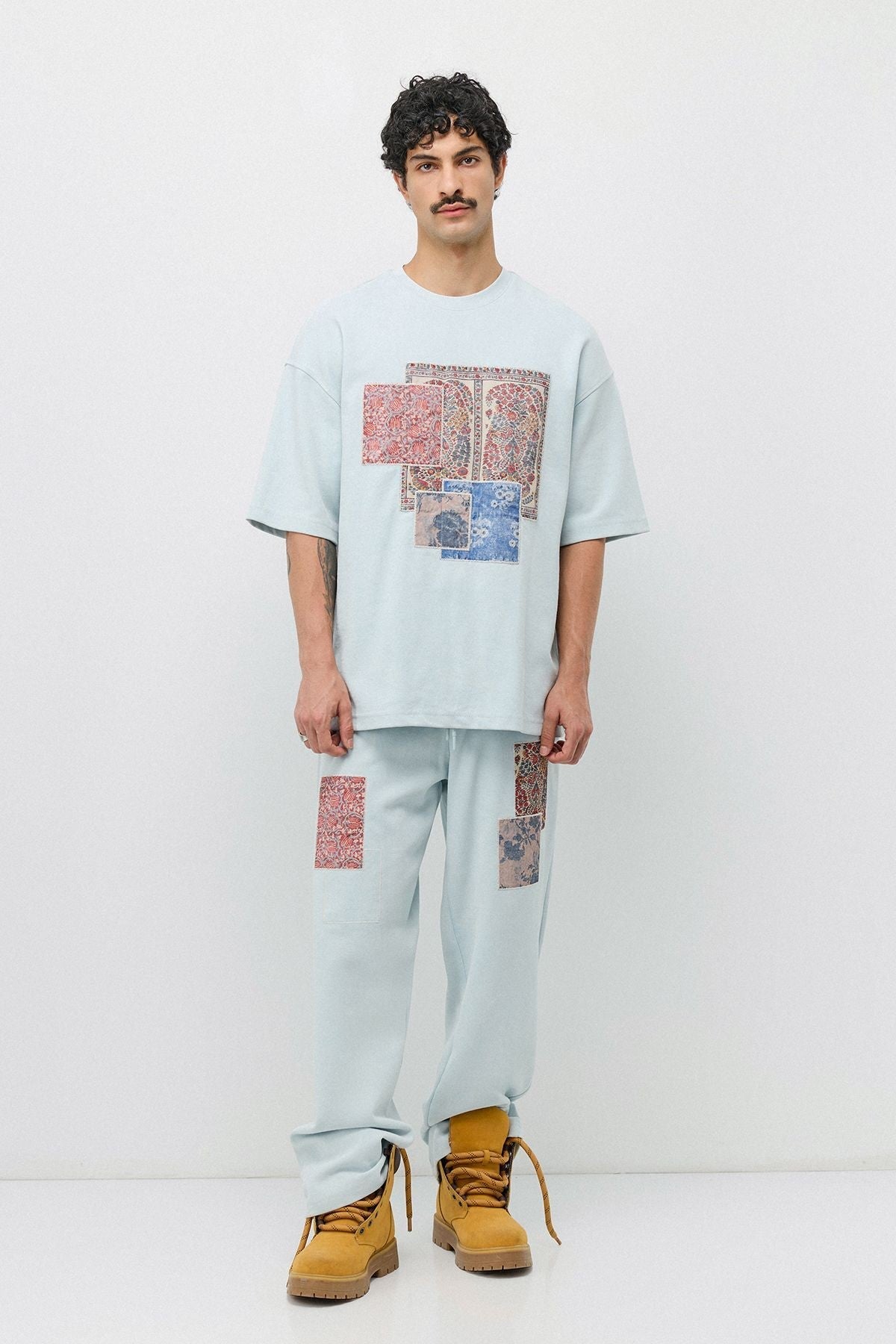 Oversize Baskılı Eşofman Takım