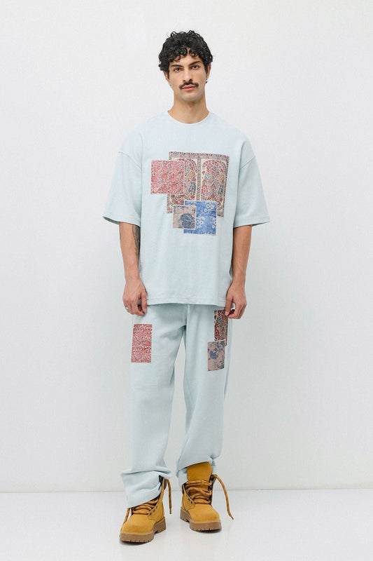 Oversize Baskılı Eşofman Takım