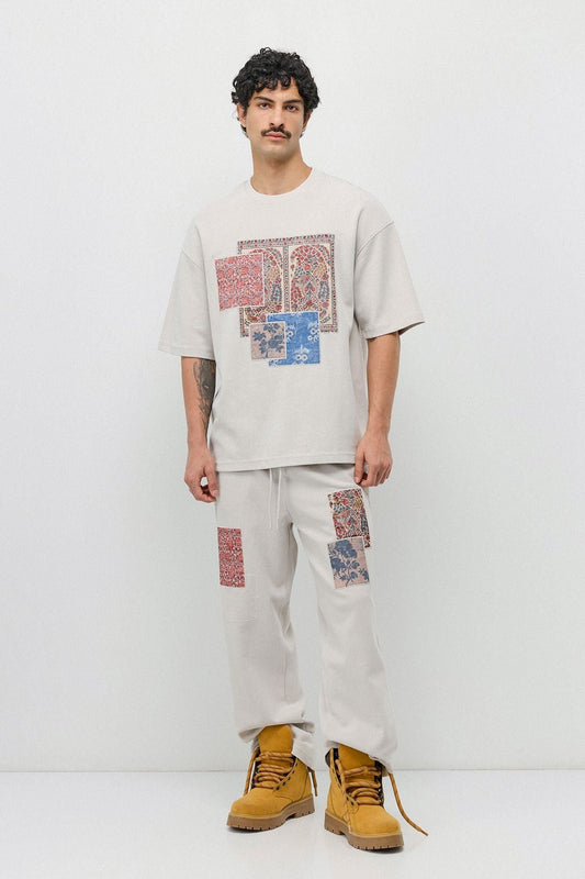 Oversize Baskılı Eşofman Takım