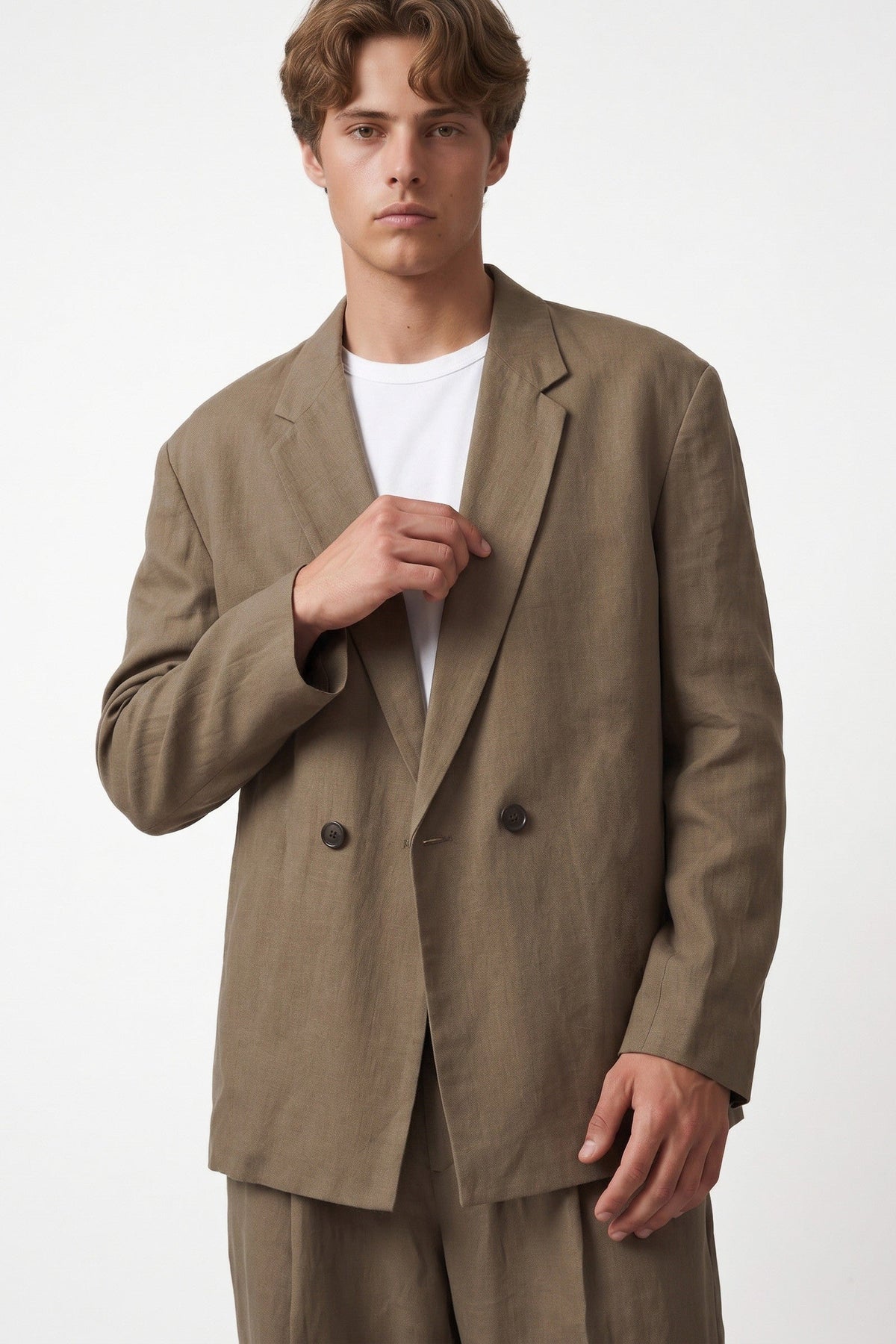 Oversize Lyocell Karışımlı Takım