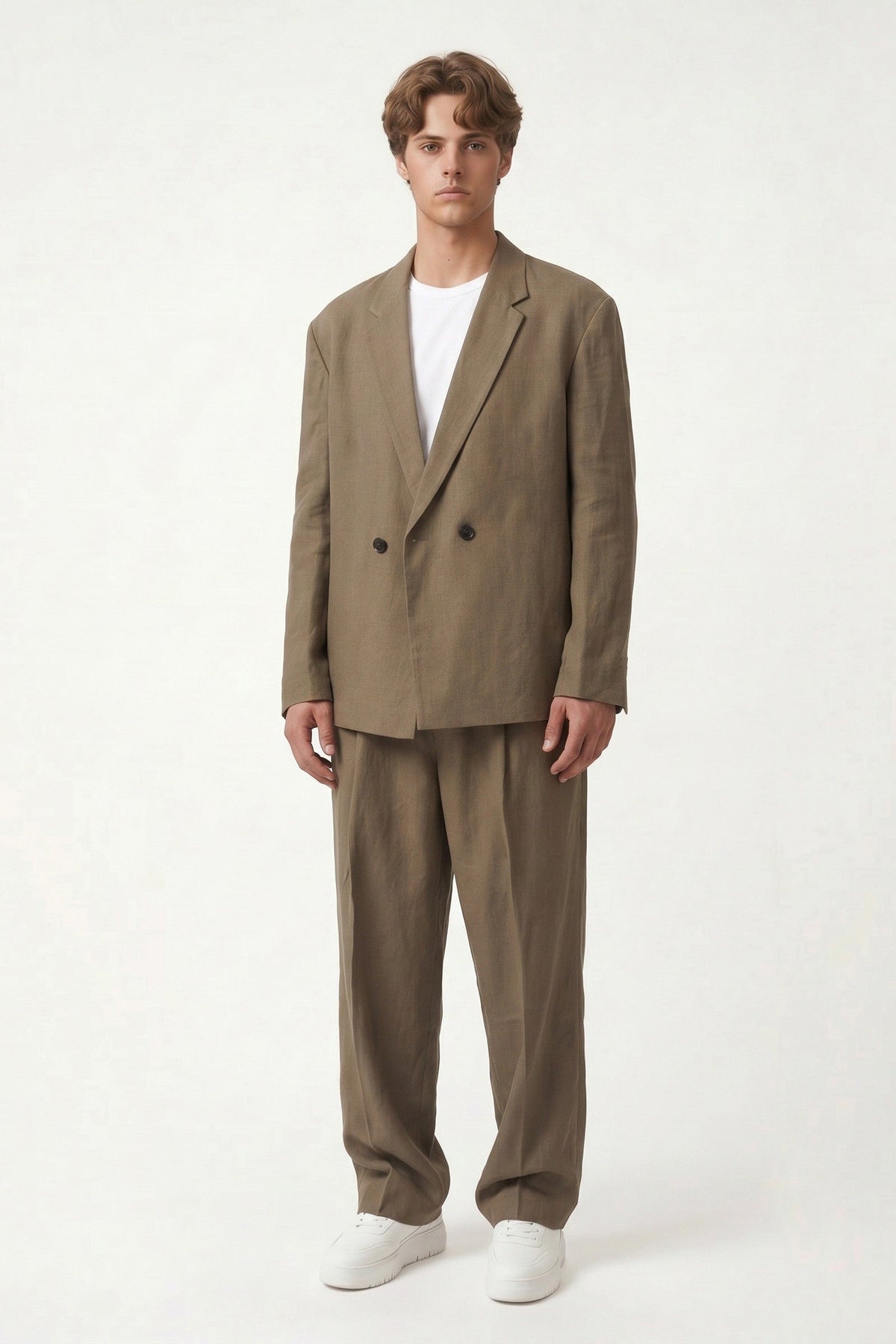 Oversize Lyocell Karışımlı Takım