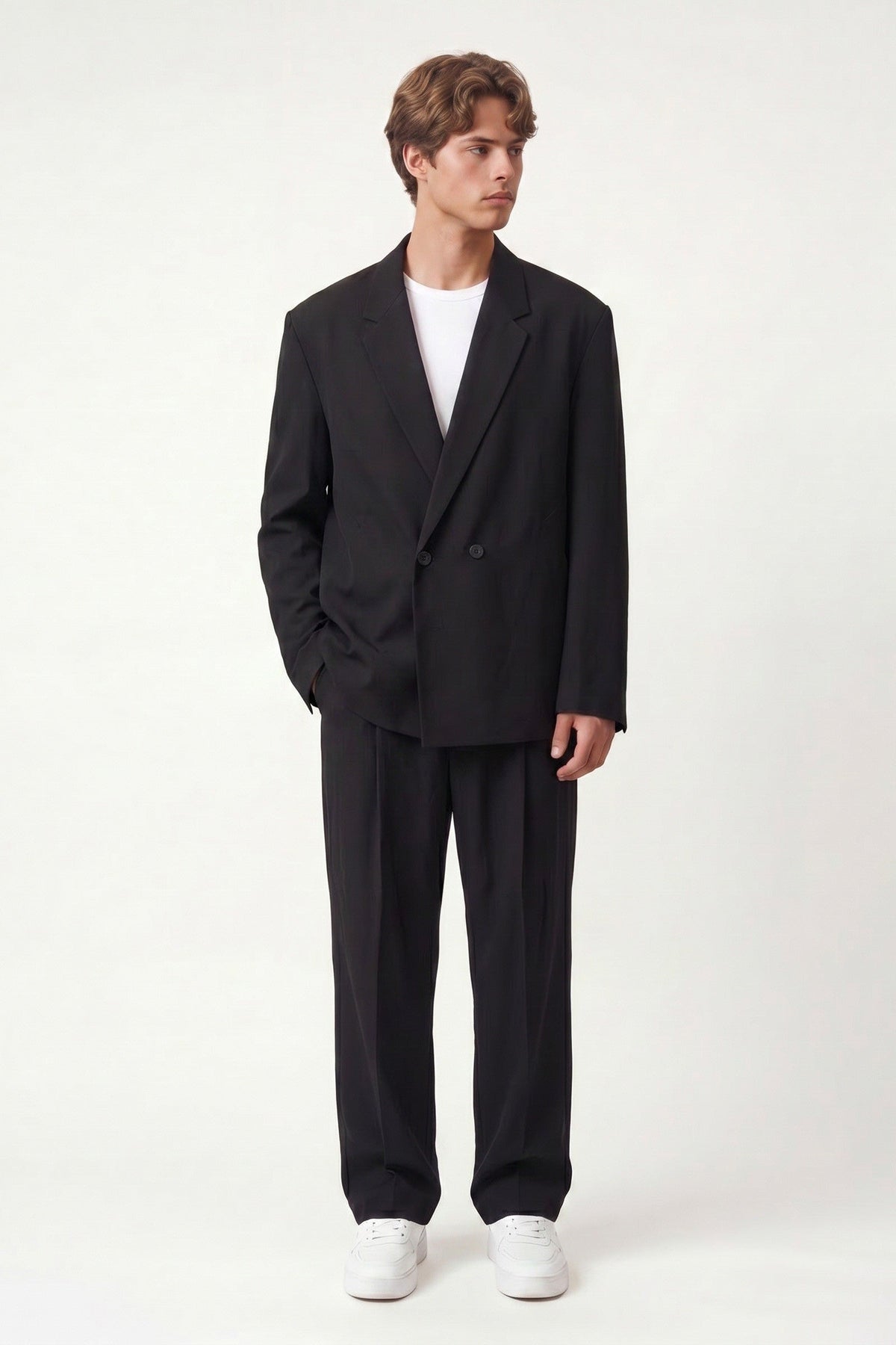 Oversize Lyocell Karışımlı Takım