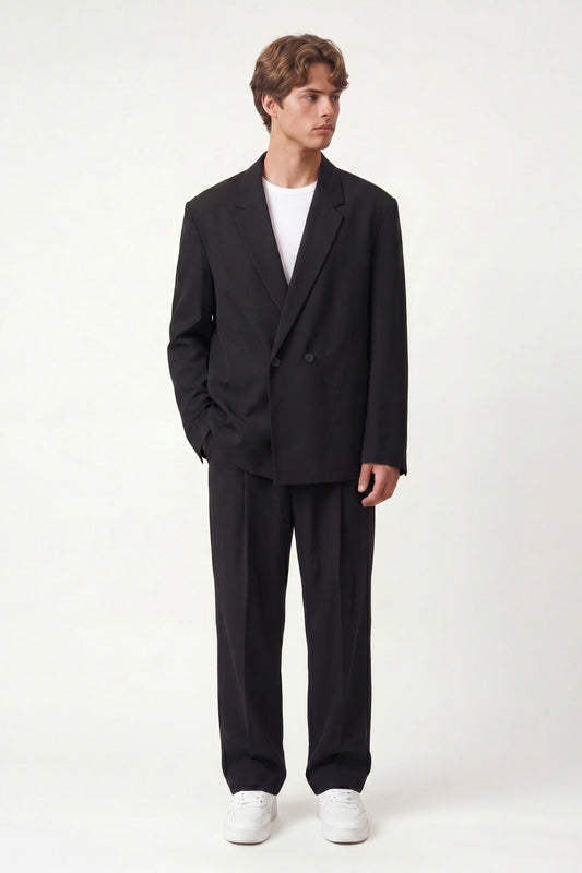 Oversize Lyocell Karışımlı Takım
