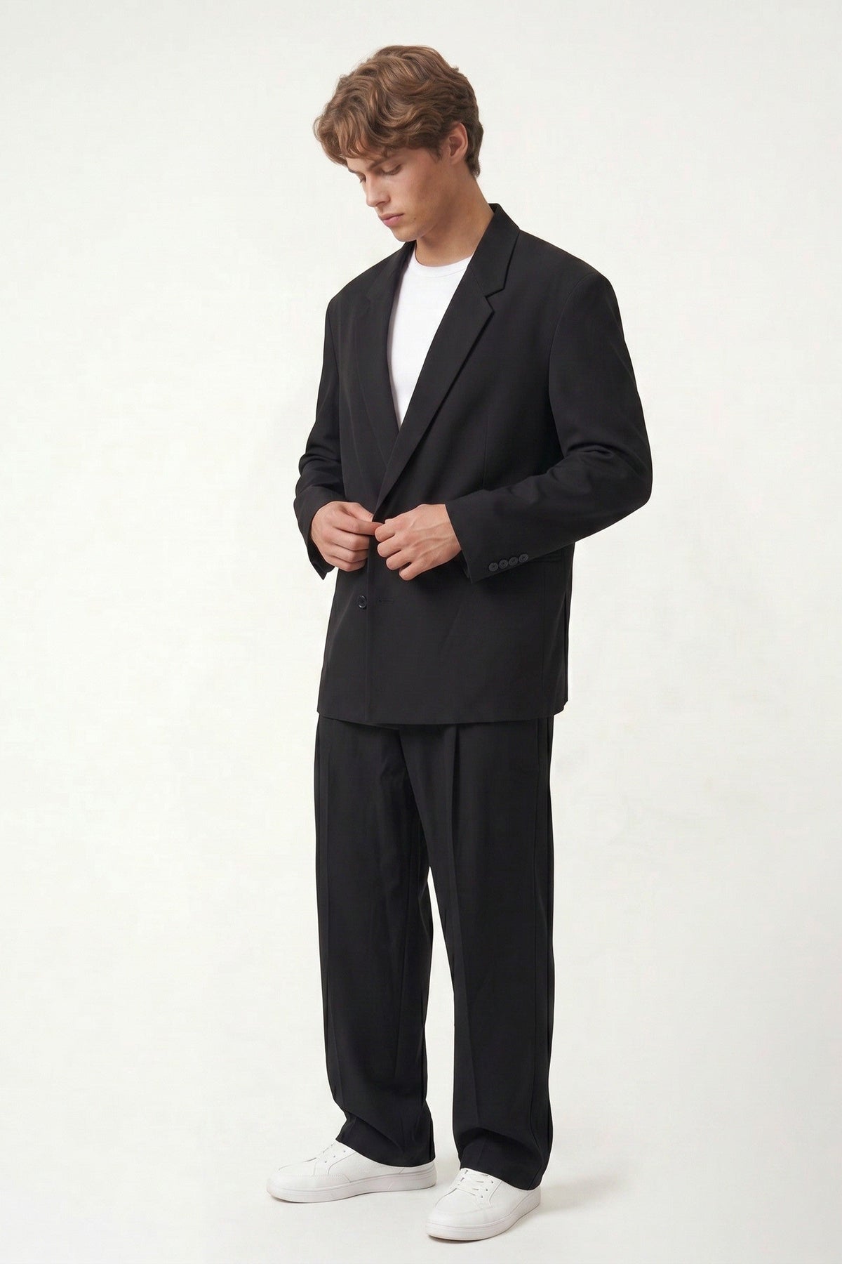 Oversize Lyocell Karışımlı Takım