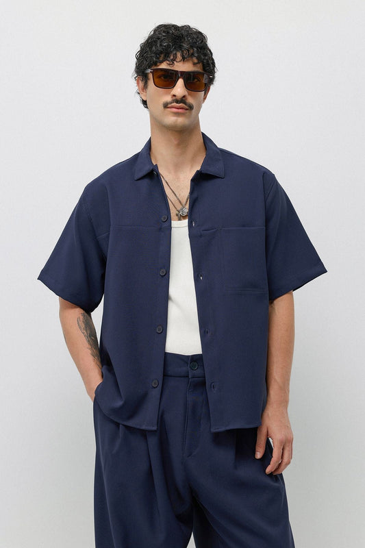 Relaxed Fit Oversize Gömlekli Pantolon Takım