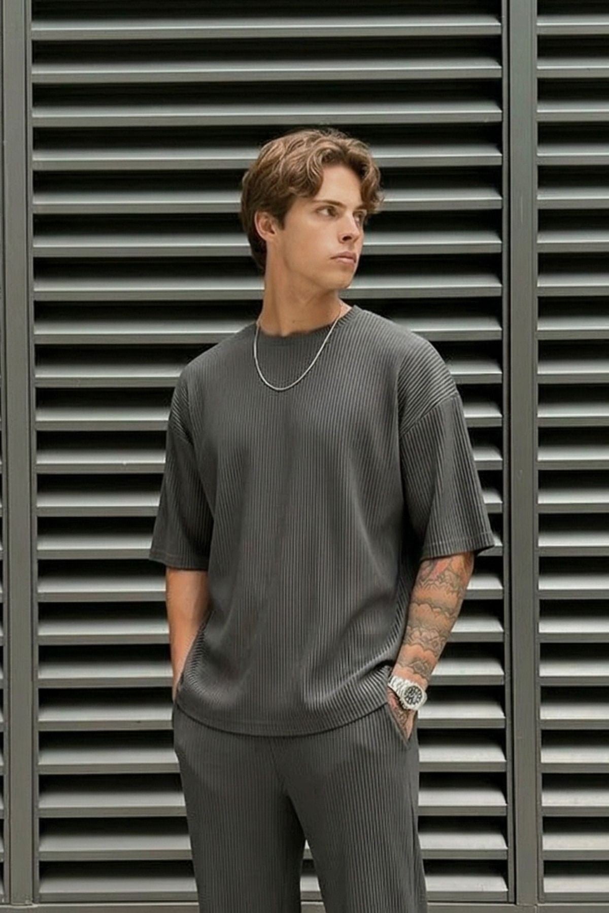 Fitilli Oversize Tişört