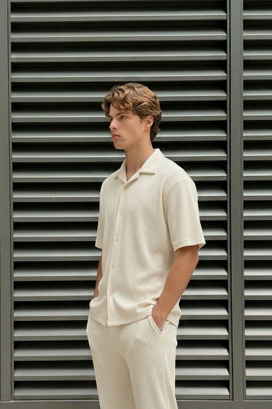 Fitilli Oversize Gömlek